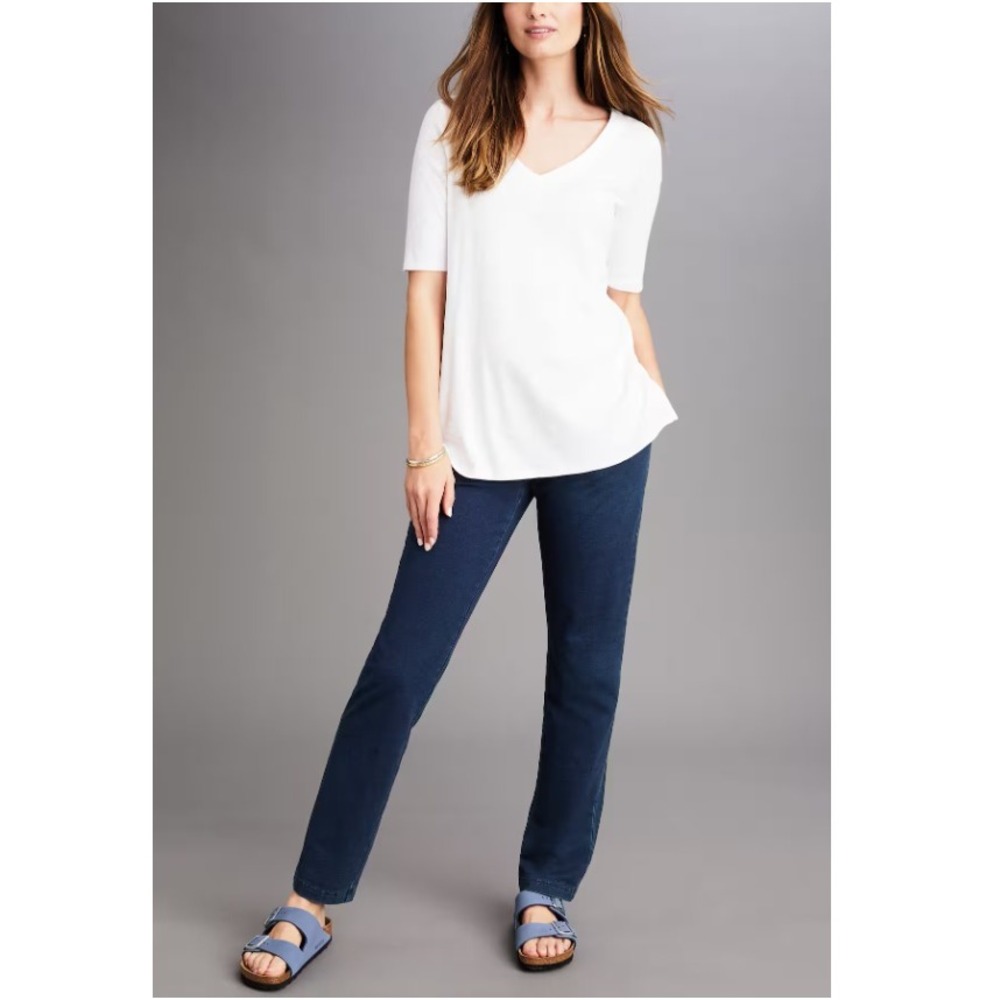 J.Jill Women's Everyday Wash Indigo Knit Slim Leg Denim Leggings Size 2X NWT